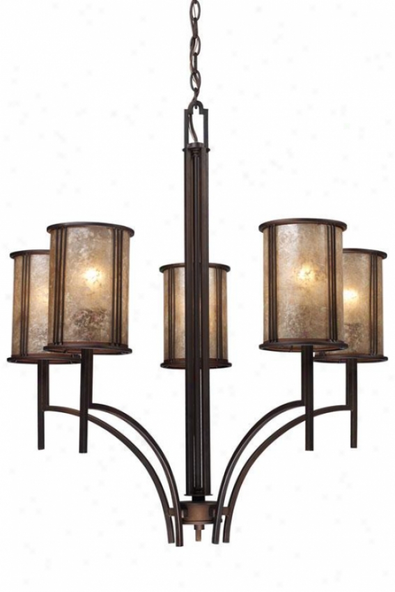 Turlington Chandelier - 5 Light, Bronze Bronze