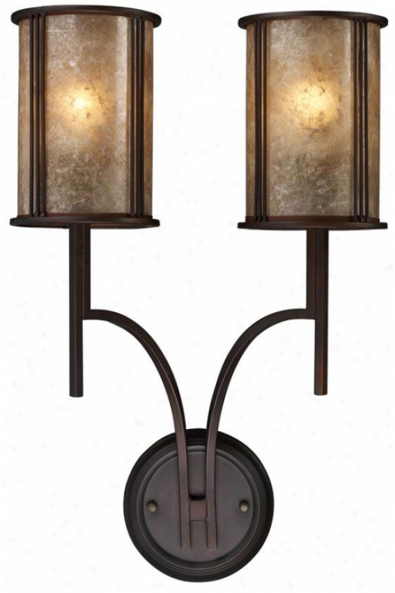 "turlington Sconce - 22""hx14""w, Bronze Bronze"