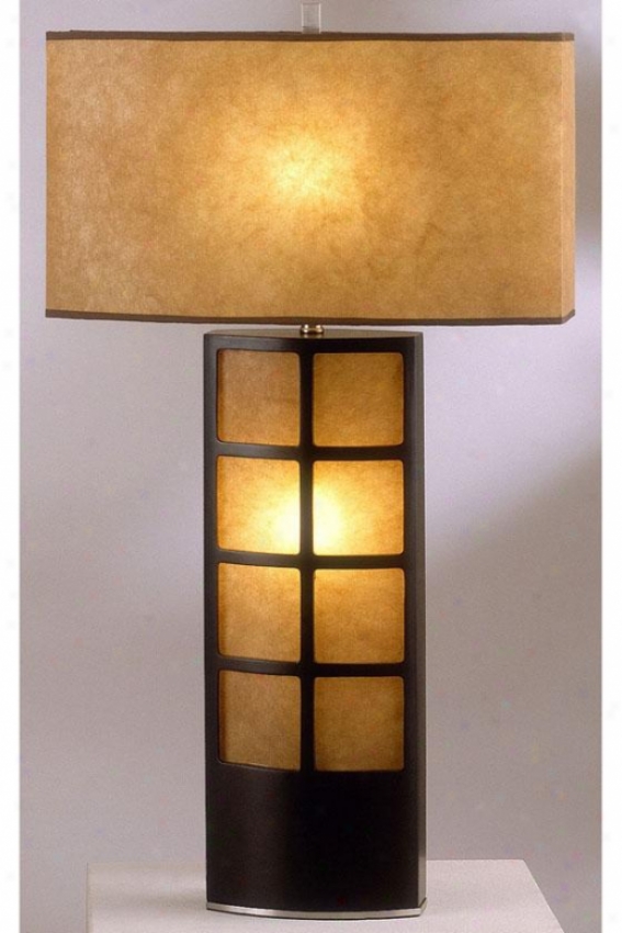 "ventanilla Table Lamp - 31""h, Brown"