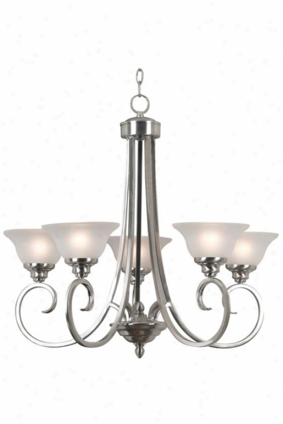 Wellington Chandelier - 5-light, Grey Stteep