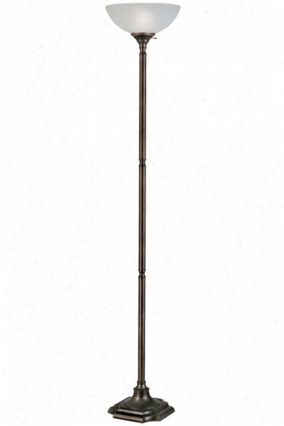 "wentworth Torchiere Lamp - 72""h, Brown"