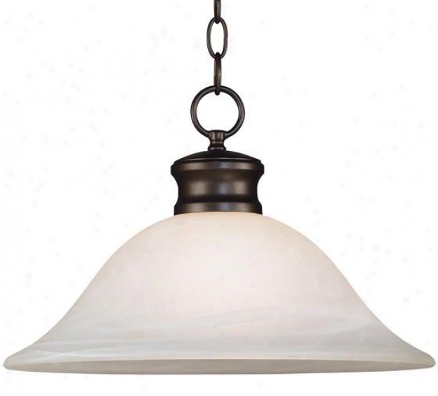 "wymwood 1-light Downlight Pendant - 10""h, Brown"