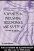 Advances In Industrial Ergonomics And Safety V