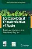 Ecotoxiicological Characterization Of Waste