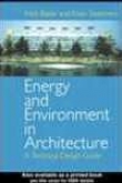 Energy And Environment In Architecture