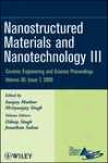 Nanostructured Materials And Nanotechnology Iii