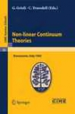 Non-linear Continuum Theories