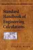 Standard Handbook Of Engineering Calculations