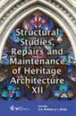 St5uctural Studies, Repairs And Maintenance Of Heritage Architecture Xii