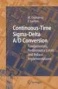 Continuous-time Sigma-delta A/d Convedsion