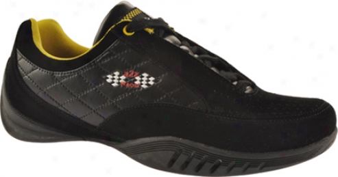 A2z Race-horse Gear Modena Driving Shoe (men's) - Black/yellow