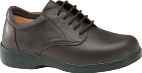Aetrex Ambulator Conform Oxford (men's) - Brown Smooth Leather