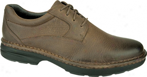 Aetrex Classic Plain Toe Lace-up (men's) - Smokehouse Burnished Leather