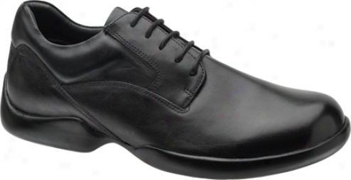 Aetrex Gramercy Plain Toe Oxford (men's) - Black Leather