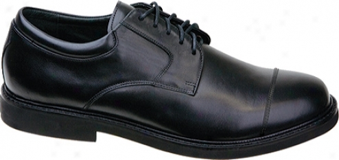 Aetrex Lt600 Oxford (men's) - Black Leather