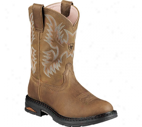 Ariat Tracey Pull-on Composite Toe (men's) - Dusted Brown Full Grain Leather