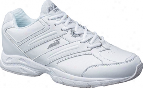 Avia A325m (men's) - White/chrome Silver/lemon Yellow