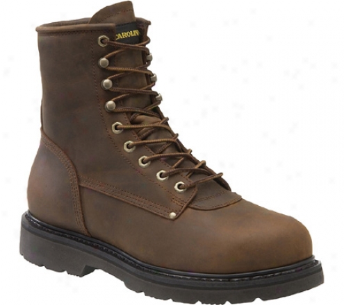 Carolina St Artless Toe Boot 8 (men's) - Dark Brown Leatner