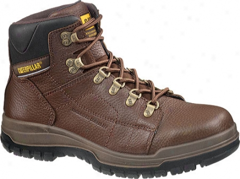 Caterpillar Dimen Hi Steel Toe (men's) - Dark Brown