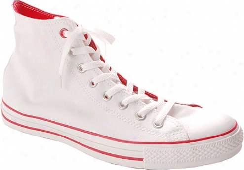 Converse (porduct) Red Chuck Tsylor Altogether Star Hi 1y517 - Optical White/red