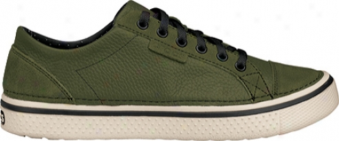 Crocs Hover Lace Up Leather (men's) - Army Green/stucco
