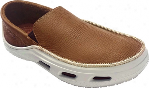 Crocs Tideline Sport Leather (men's) - Hazelnut/stucco