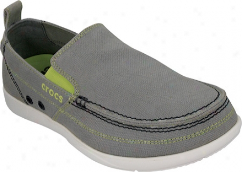Crocs Walu (men's) - iLght Grey/white