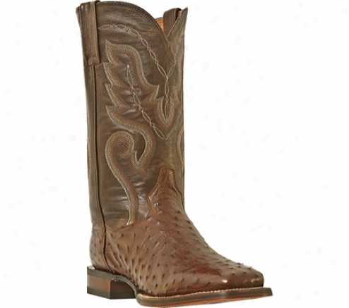 Dan Post Boots Chandler Dp2981 (men's) - Tobacco Waxy Full Quill Ostrich