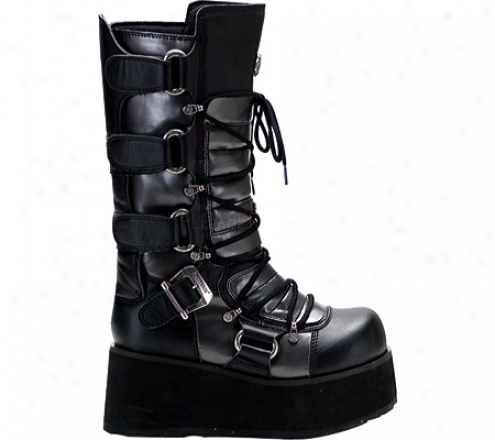 Demonia Trashville 519 (men's) - Black/grey Pu