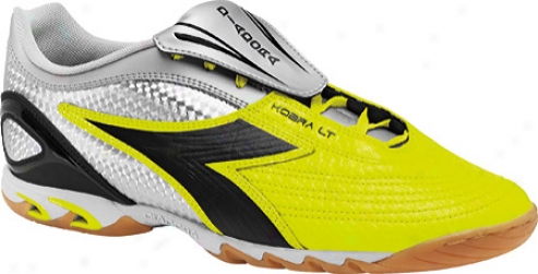 Diadora Kobra Plus Lt Id (men's) - Yellow Fluorescent/blac/silver