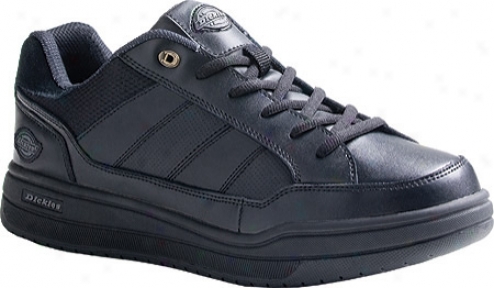 Dickies Athletic Skate (men's) - Black Smokth Leather