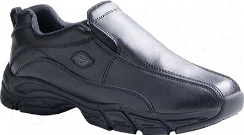 Dickies Athletic Slip-on (men's) - Black Smooth Leather