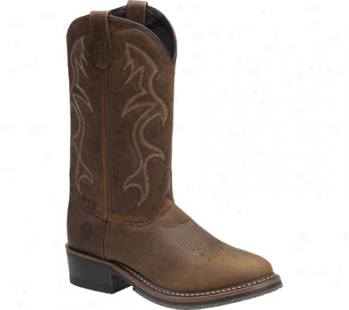 "double H 12"" Black Ice Western (men's) - Briar Leather"