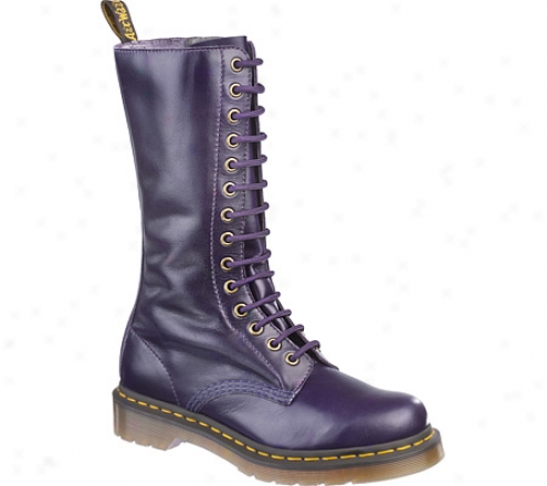 Dr. Martens 1b99 14 Eye Zip Buttero Boot - Potent Purple Buttero