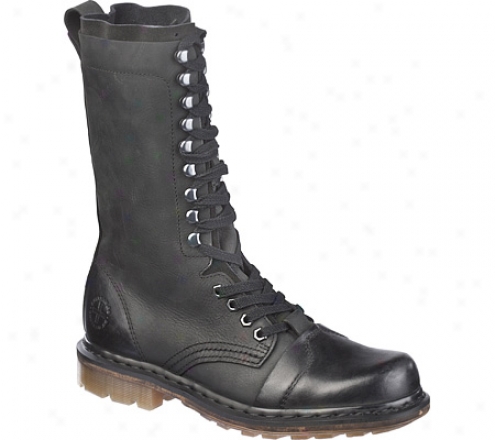 Dr. Martens Franz 13-tie Boot (men's) - Black Refined Wyoming/hi Suede Wp