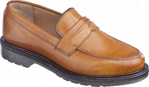 Dr. Martens Harry Penny Loafer (men's) - Tan Burnished Servo Lux