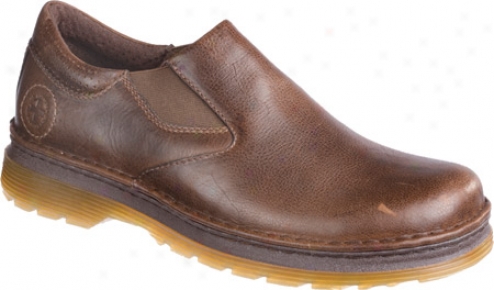 Dr.. Martens Robson Orson Plain Toe Slip Forward Shoe (men's) - Dark Brown Overun