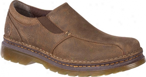 Dr. Martens Tevin Slip On Shoe (men's) - Dark Taupe Dirty Dog