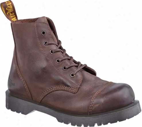 Dr. Martens Wallace 6 Eye Ammo Boot (men's) - Brown Worn Wyoming