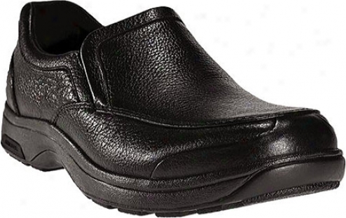 Dunham Battery Park Slip-on 8003 (men's) - Black Polishable Leather
