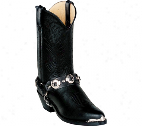 Durango Boot Db560 11 (men's) - Black Leather W/ Concho Strap