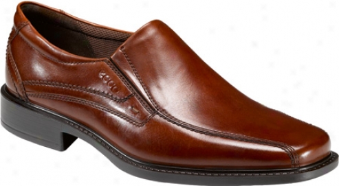 Ecco New Jersey Slip On (men's) - Cognac Manhattan