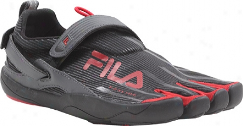 Fila Skeletoes 2.0 (men's) - Black/castlerock/chinese Red