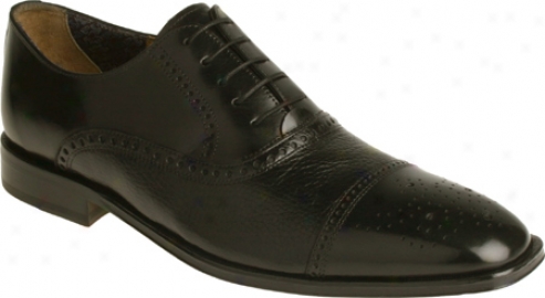 Florsheim Octavio (men's) - Black Deerskin/calf Leather