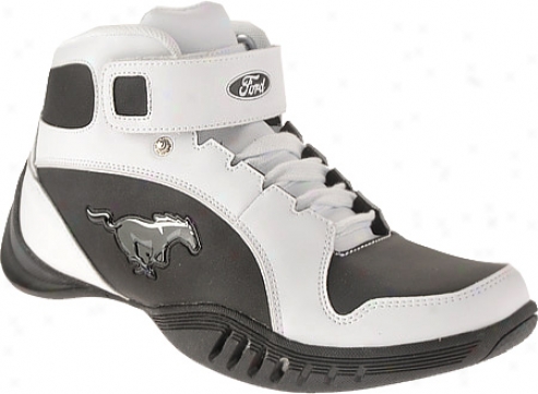 Ford Mustang Fm002 (men's) - Black/whire Leather/suede