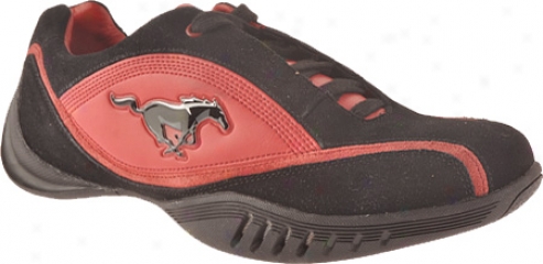 Ford Mustang Fm005 (men's) - Red/black Leather/suede