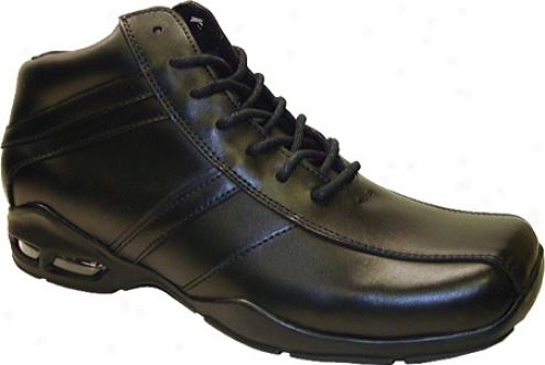 Gbx 13320 (men's)) - Black Burnished Action Leather