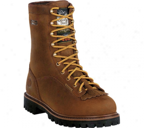 "georgia Boot G80 8"" Insulated Waterproof (men's) - Dark Tan Cheyenne Leather"