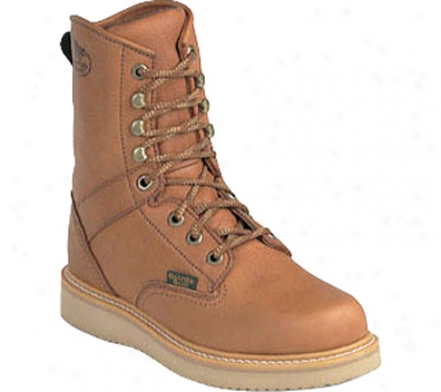 "georgia Boot G81 8"" Wedge Boot (men's) - Gold Coast Barracuda Spr Leather"