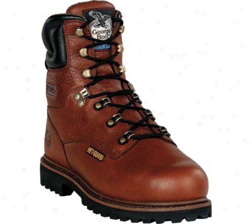 "georgia Boot G83 8"" Steel Toe Metatarsal Comfort Core Wel5 (men's) - Greasy Briar Full Corn  Leather"